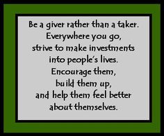 be a giver first be a giver to yourself