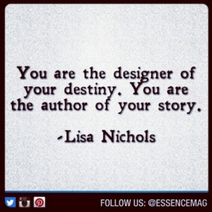 Lisa Nichols-Her story and her work inspires me to constantly be great ...