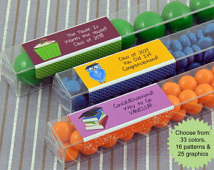 ... - Gumball Tubes - High School Graduation Party Favors - Set of 15