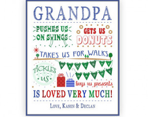 ... Fathers Gifts, Dad Birthday, Grandpa Birthday, Personalized Gift for