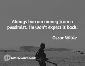 Funny Quotes - Oscar Wilde