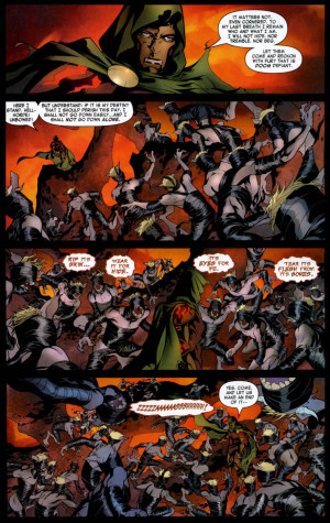What happens when Doctor Doom ends up in hell