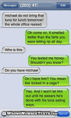 Best Wrong Number Responses