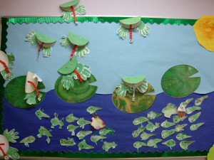 Preschool Frog Bulletin Board Ideas