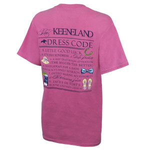 Southern Proper Ladies Keeneland Dress Code Short Sleeve Tee