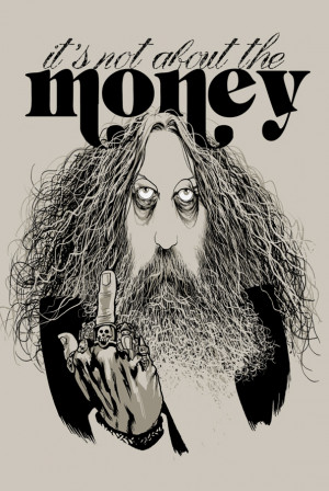 Alan Moore, soon to be emblazoned on chests all over Brazil