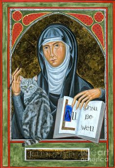 Icon Of Julian Of Norwich Painting - Icon Of Julian Of Norwich Fine ...