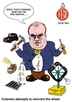 Offensive' Caricature Poster of anti-BNP Tory banned from London fire ...
