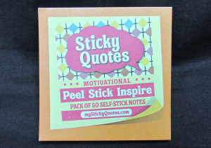 Motivational Sticky Notes myStickyQuotes Package