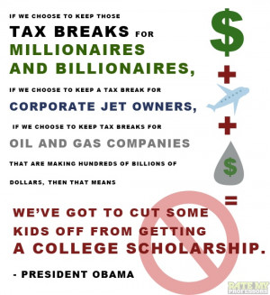 tax break for corporate jet owners, if we choose to keep tax breaks ...