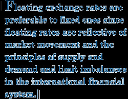 ... exchange rates or managed dirty floating exchange rates imf data