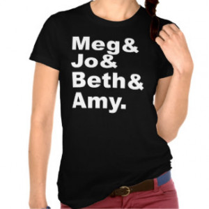 Meg & Jo & Beth & Amy | Little Women Literature Tee Shirt