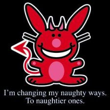 ... its adorable yet so EVIL! >:D here r a few happy bunny quotes