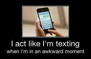 Awkward Moments Texting Can feel awkward at first.