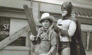 Cliff Robertson as Shame with Batman