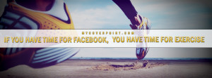 Time For Exercise Facebook Cover