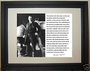 Theodore-Teddy-Roosevelt-in-the-arena-Quote-Framed-Photo-Picture-cd1