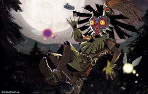 ... loz majora's mask ocarina of time Dark Link skull kid finni finnichang