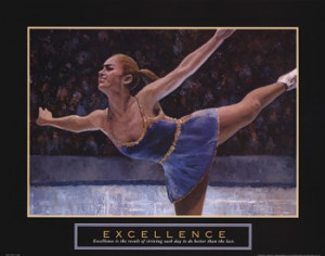 Excellence - Ice Skater Fine-Art Print