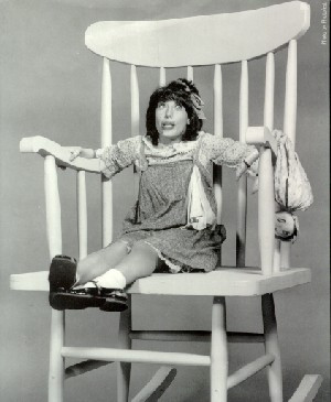 Lily Tonlin as Edith Ann in her rocking chair - ROWAN & MARTIN'S LAUGH ...