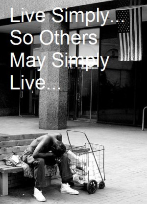 Live simply, so others may simply live - MVC Detroit