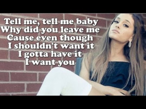 Ariana Grande - Problem ft. Iggy Azalea (Lyrics On Screen) 720HD