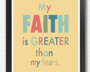 ... quote, faith poster, motivational wall art - Quote about strength