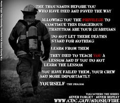 Firefighter quotes, sayings, prayers and chuckles