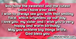 sister birthday quotes and sayings