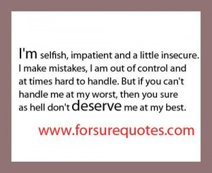 Picture quotes i am out of control