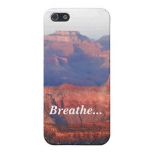 Grand Canyon Sunset Landscape Inspirational quote iPhone case $37.95