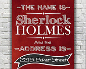 BBC's SHERLOCK Quote - My Name is Sherlock Holmes and the Address is ...