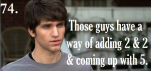 74. adding 2 & 2 & coming up with 5 ~Toby Season 1 Episode 21.