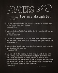 Seeking scripture to aid in fighting for your daughter's heart? This ...