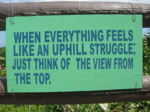 Something to ponder on our coming mountain hike this June 16.....