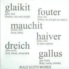 scottish words - Google Search