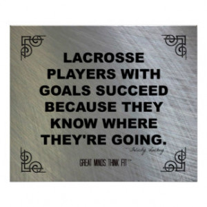 Motivational Lacrosse Poster 008