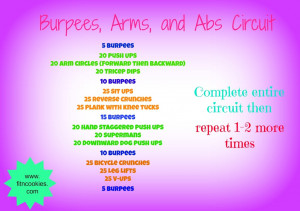 This will get those arms and abs in shape for summer bikinis!