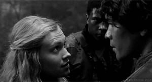 Bellamy and Clarke 1x02 - bellamy-and-clarke-the-100 Fan Art