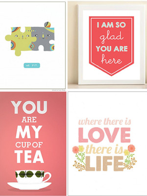 Lovely Love-Themed Posters