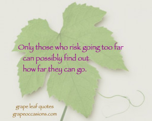 Grape Leaf Quote: Articles