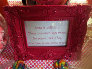 Cute Saying for Candy Buffet