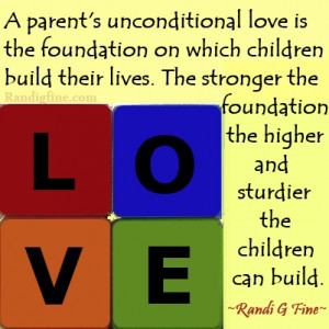 Parents Love Builds Childs Future Picture Quote