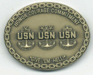 didn't need the US Navy to instill Honor, Courage, and Commitment in ...