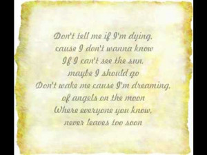 Angels On The Moon Lyrics And angels on the moon