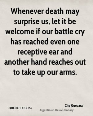 ... one receptive ear and another hand reaches out to take up our arms