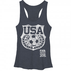 Women's - USA Shield FIFA Womens World Cup Canada 2015 Racerback Tank