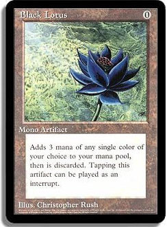 Black Lotus - Oversized 6X9