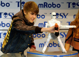 Justin Bieber jerking off a robot (sfw)