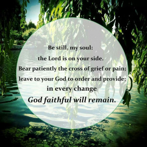 God faithful will remain...